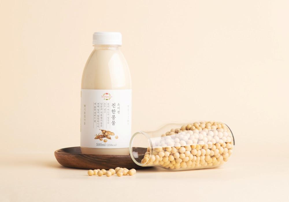 소이퀸 진한콩물 4ea 100% 국내산 햇콩 무첨가두유 아기두유 콩국수 콩물 [원산지:국산(경상북도 영주시)]