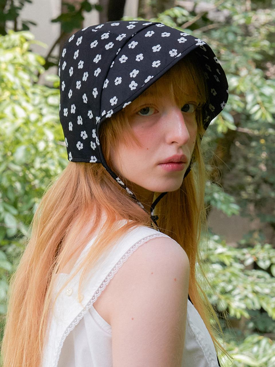 floral trip bonnet_2color HA054