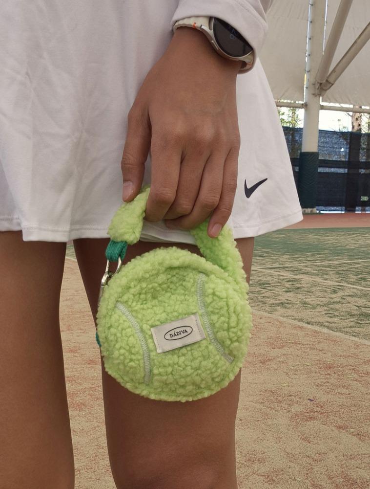 Tennis ball pouch charm