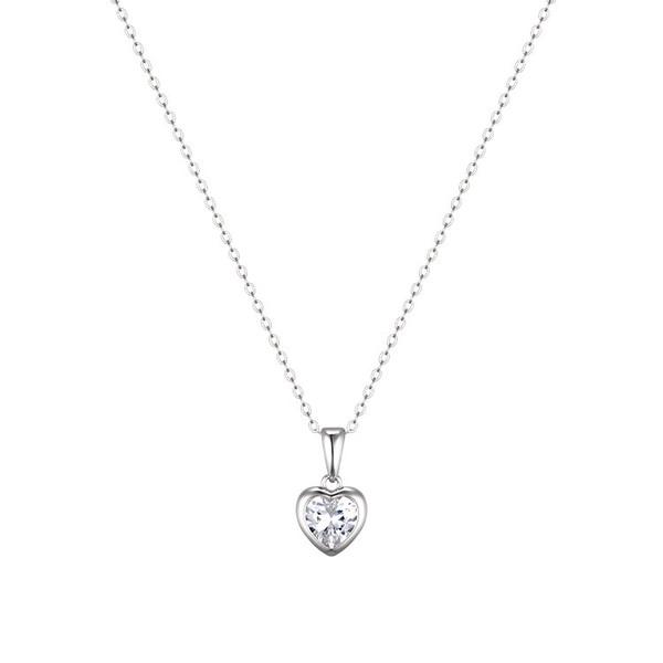 하트 베젤 네크리스