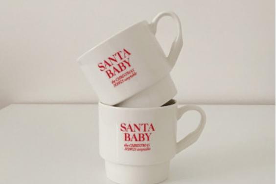 산타 베이비 머그잔
