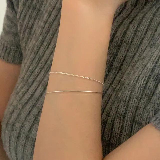 [silver 925] silky bracelet