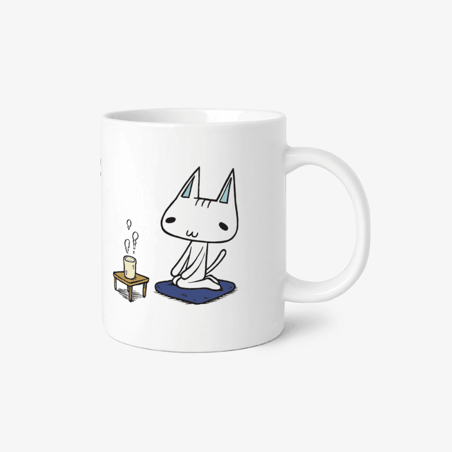 만장 평온한냥이 머그컵 ㅣ 마플샵