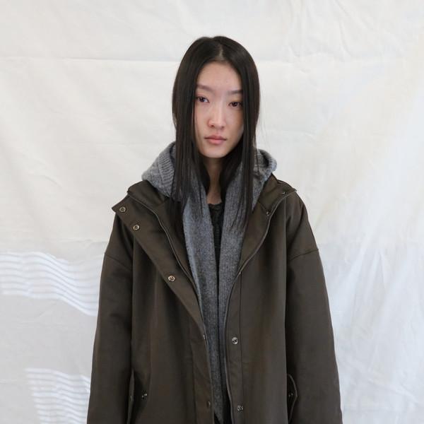 [1/26 순차출고] Oversized Safari Padding Jumper (Khaki)