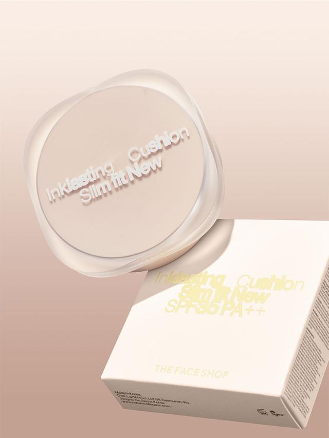 [더페이스샵] 잉크래스팅 쿠션 슬림핏 뉴 12g (SPF35 PA++) : 더페이스샵