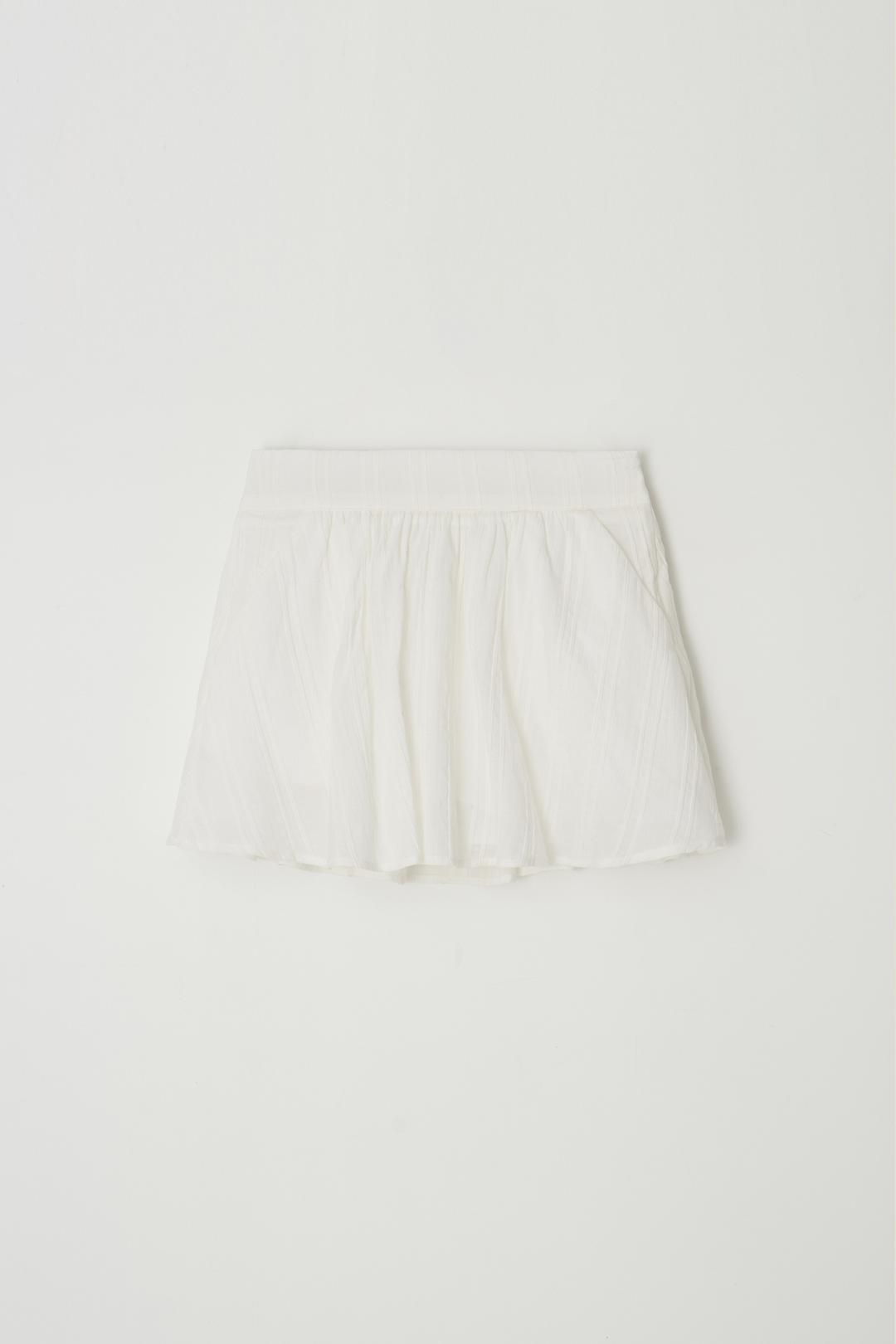 anne skort (white stripe)
