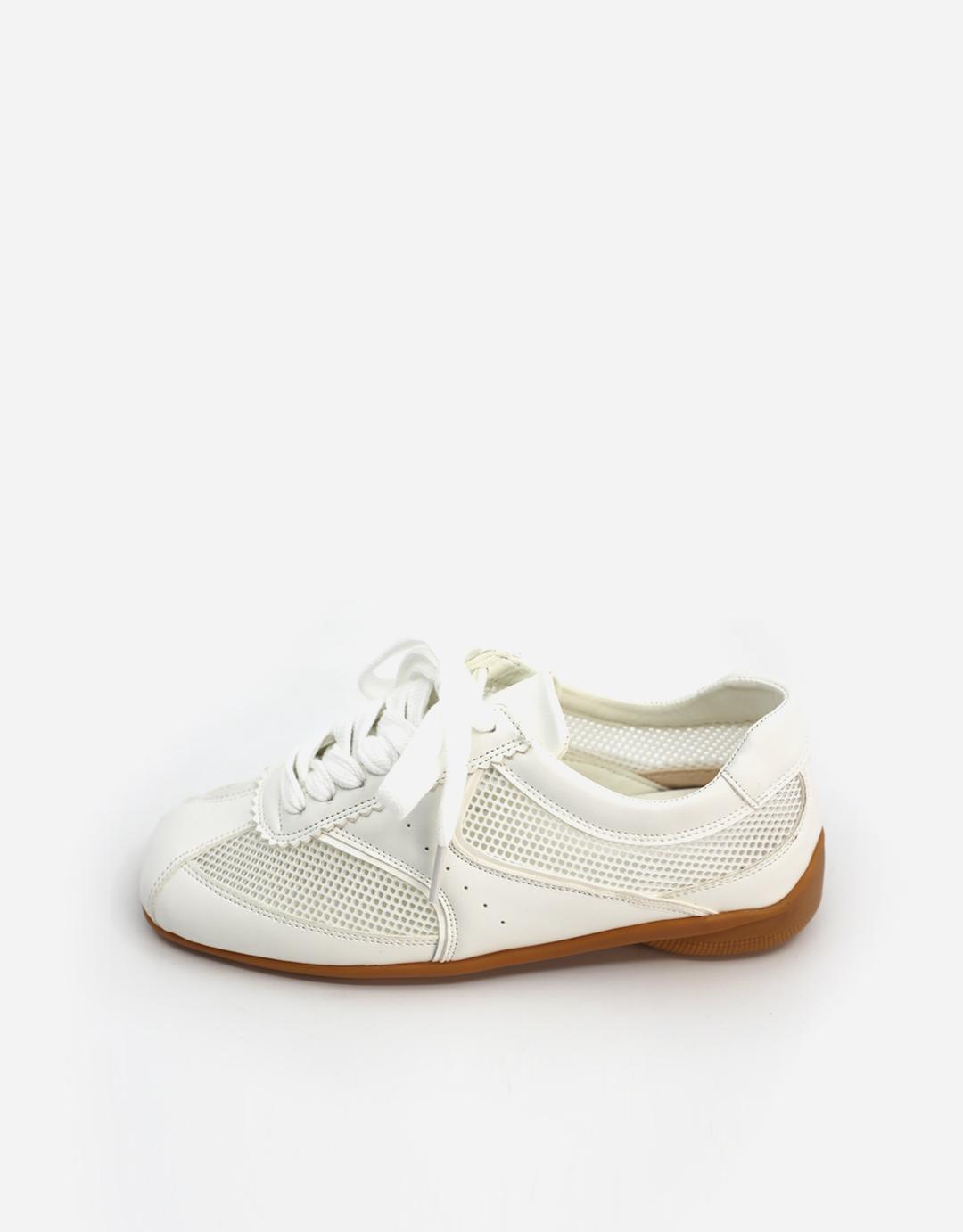 WHITE MESH 10 SNEAKERS