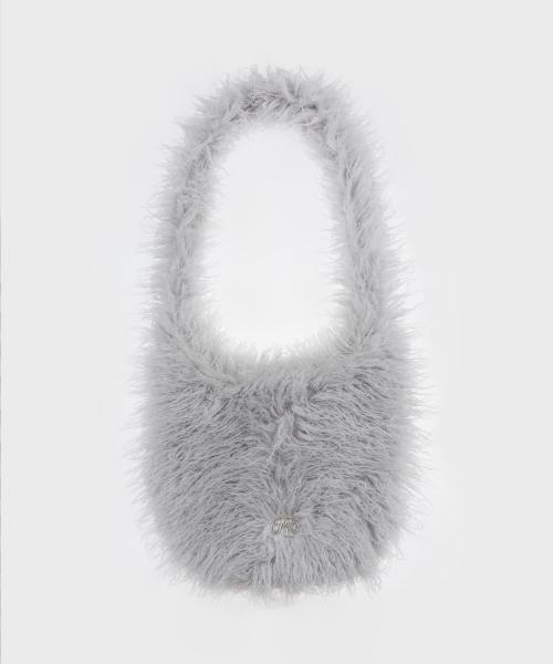 리끌로우(RECLOW)  RC PLUSH FUAX FUR BAG GRAY - 사이즈 & 후기 | 무신사