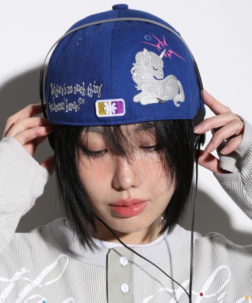 GC077 슬리핑 유니콘 볼캡 (NAVY)