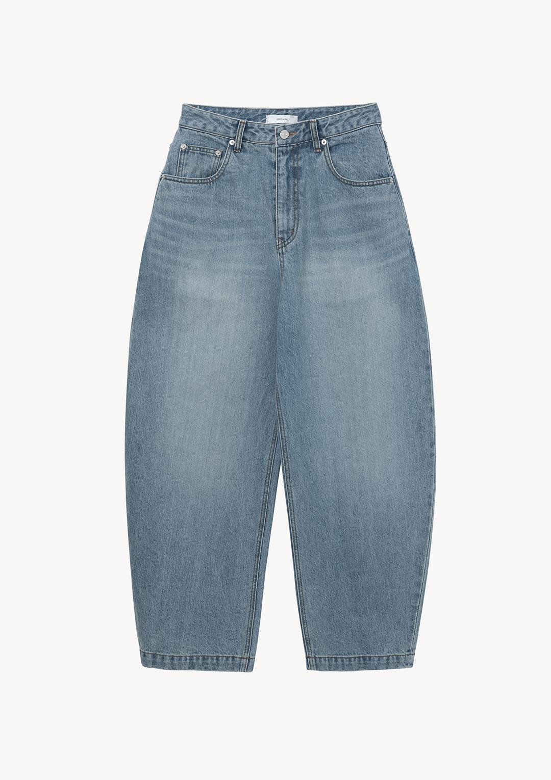Denver Curved Denim in Light Blue
