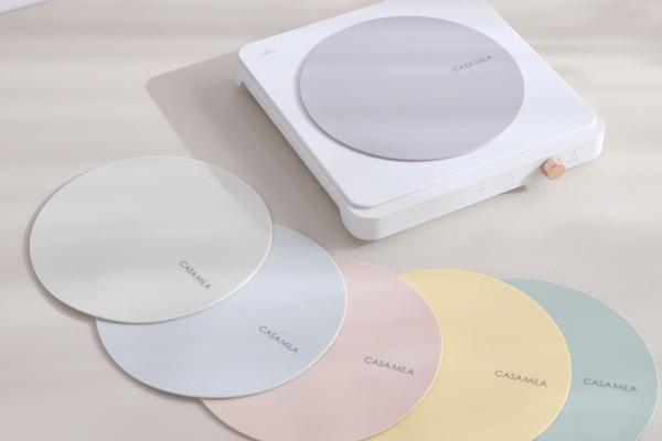 파스텔 인덕션 보호 매트 원형 스크래치 방지 커버 냄비 받침 (2 size)