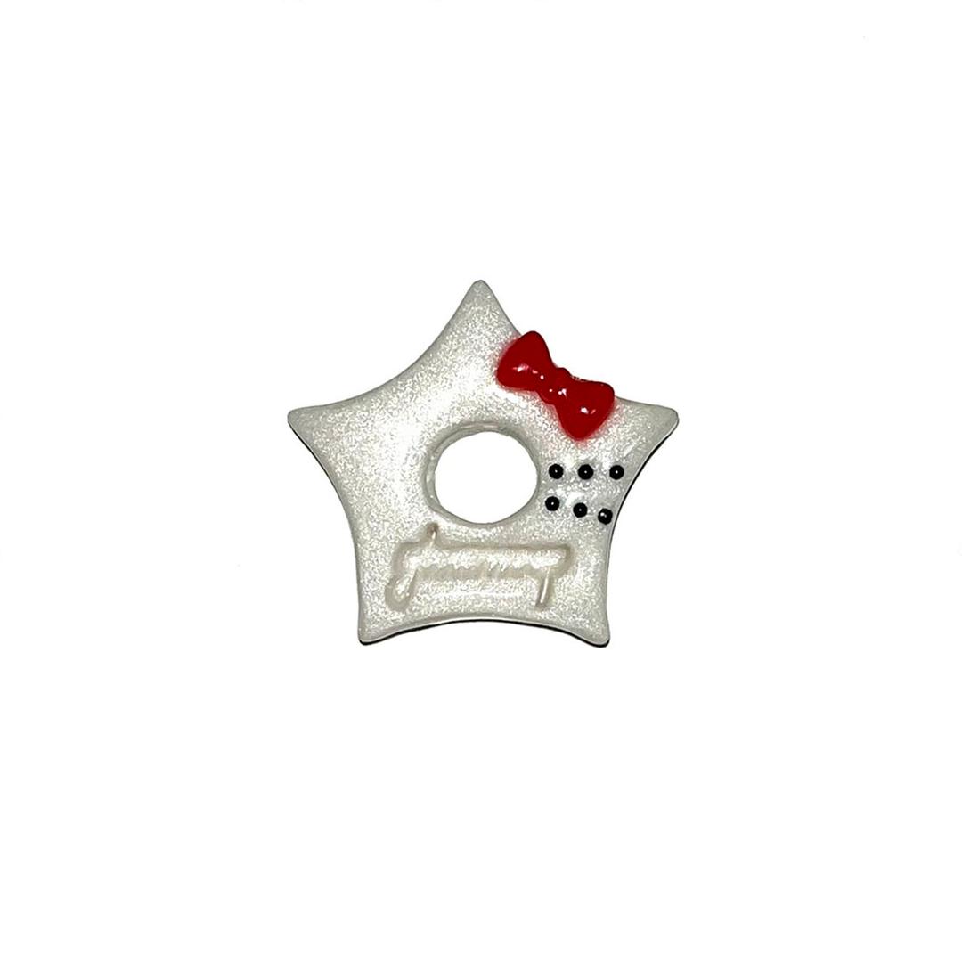 gleaming star kitty pendant <white>