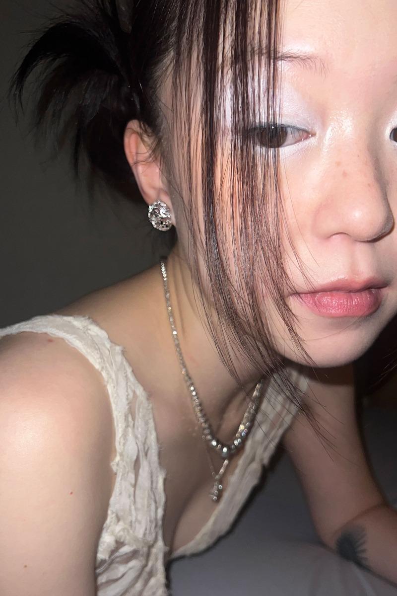 Vintage Patterned Round Earrings