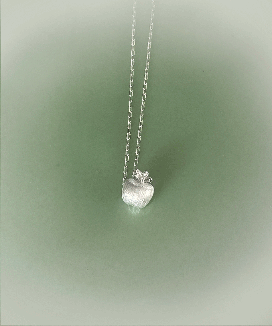 누이후스 925silver 사과 🍏 목걸이 [자체제작]