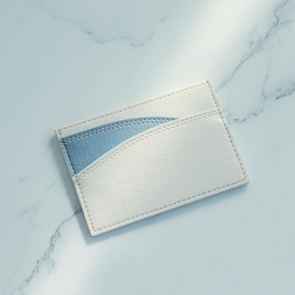 [파도오브서울] 4차 리오더 Glassy Cream 카드지갑 ( 커플카드지갑 )