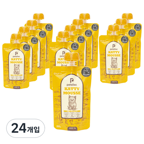 페슬러 묘설렘 고양이 습식간식, 대구, 24개입