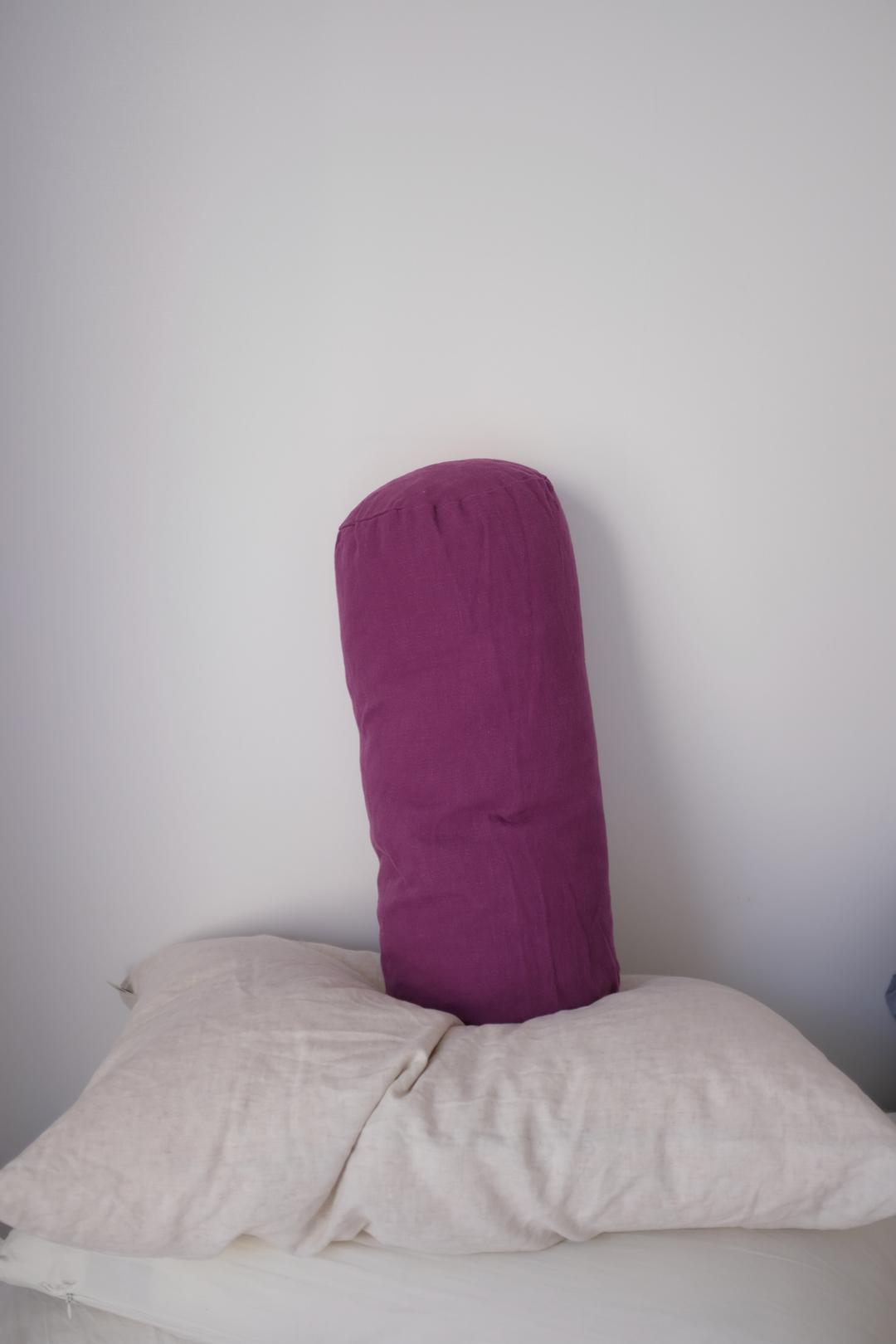 Tas pillow_Purple linen