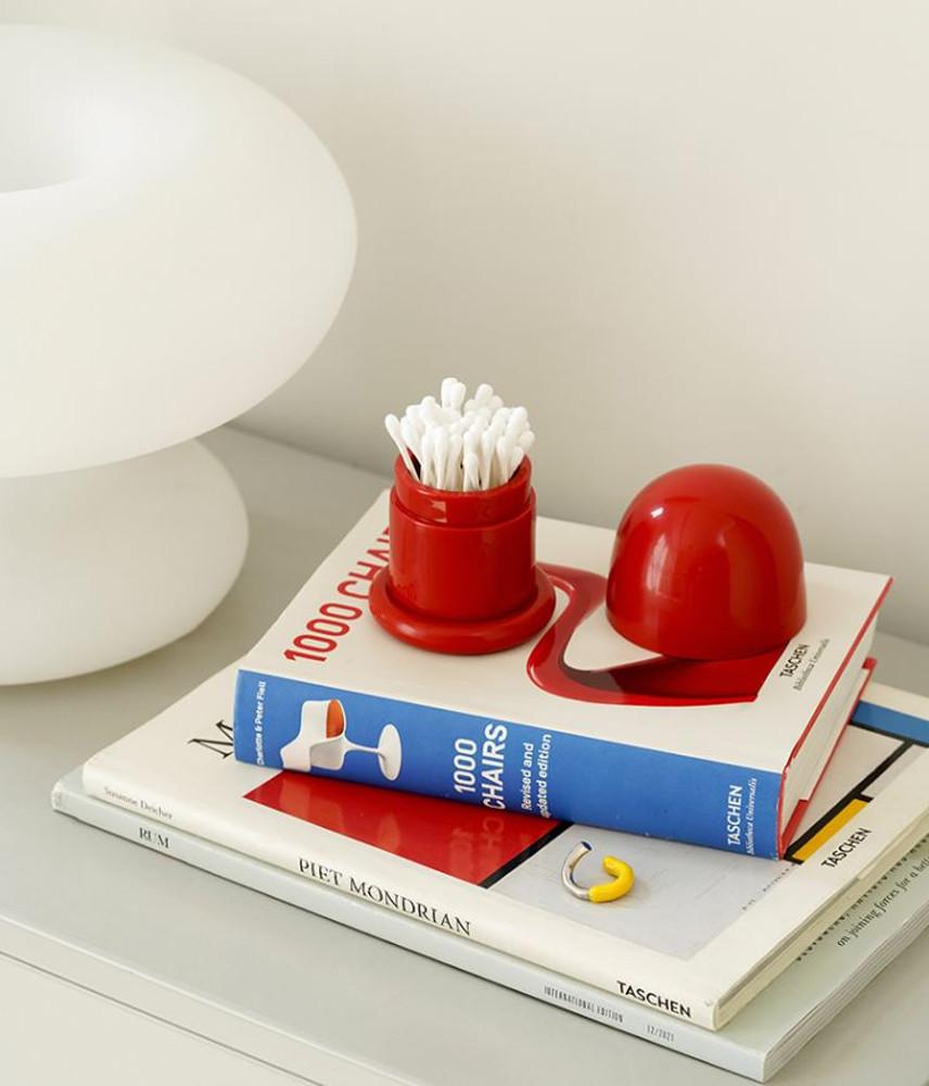 피비씨비 빈티지 머쉬룸 면봉 케이스 이쑤시개 소품케이스 화장대 소품 방꾸미기