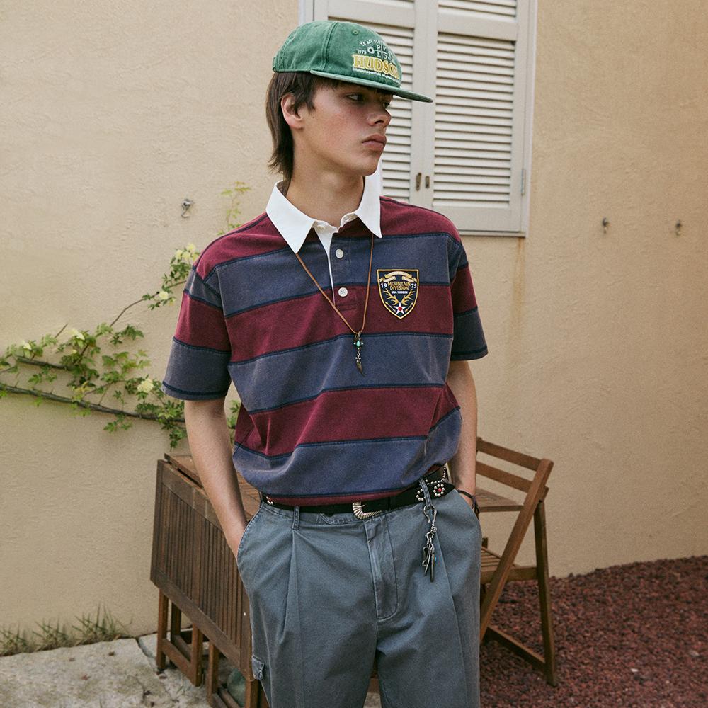 MTN DIV 럭비 티셔츠 와인_FR2KT27U