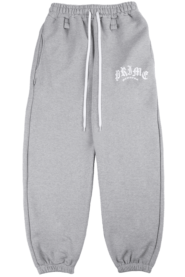 Prime Logo Semi Joggers Gray