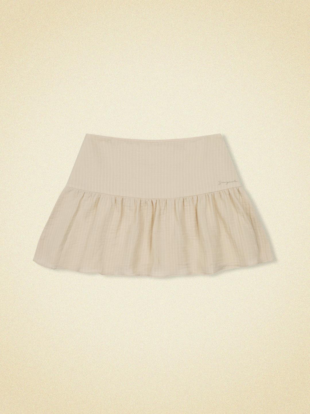dear skirt (oat beige)