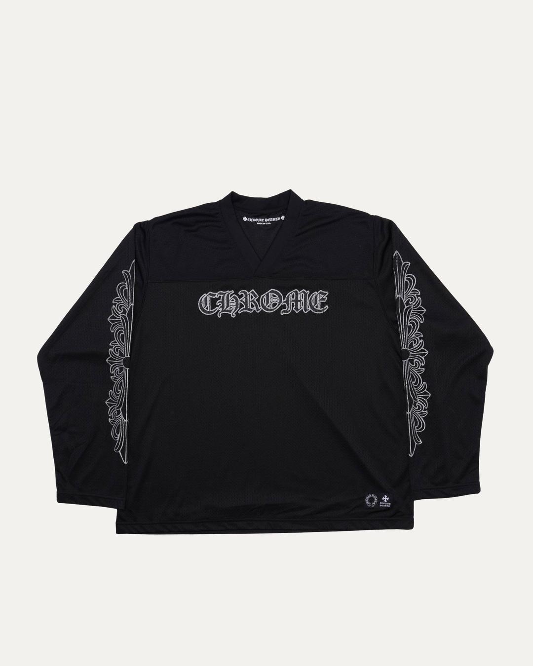 Stadium Mesh Long Sleeve Jersey - M / Black