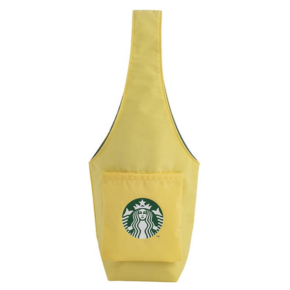 [정품] 대만 스타벅스 발렌타인데이MD BEE MINE 비마인 스윗 옐로우 드링크백 17x8.5x34cm