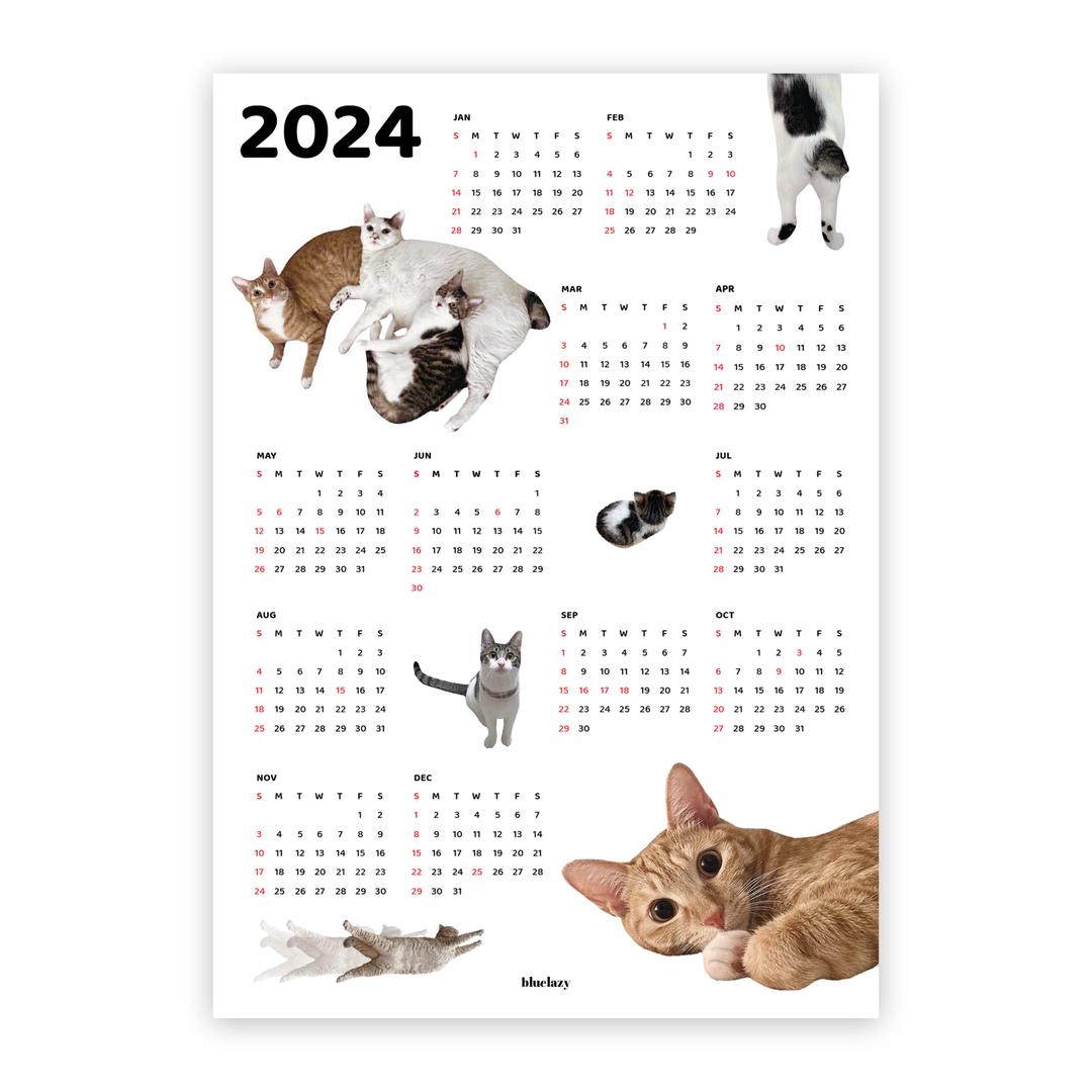 2024 고양이 POSTER CALENDAR