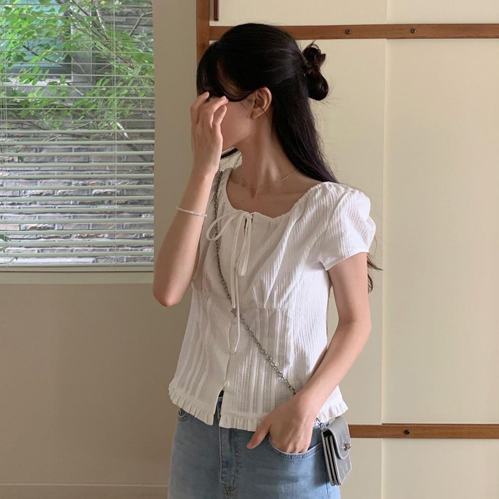 [알로하 착용] [4차] LUCY COTTON BLOUSE_2COLOR