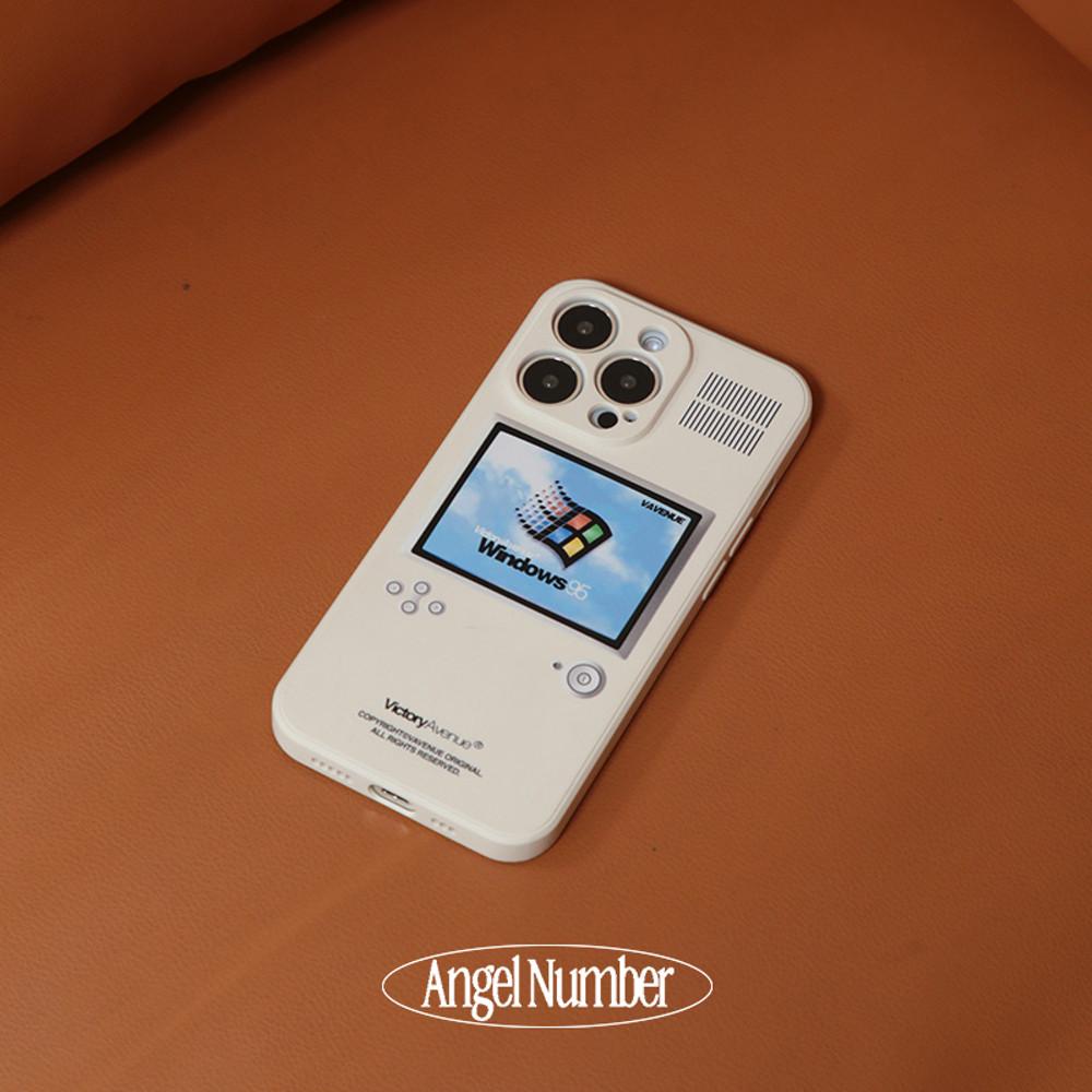 엔젤넘버 윈도우95 레트로 컴퓨터 아이폰 케이스