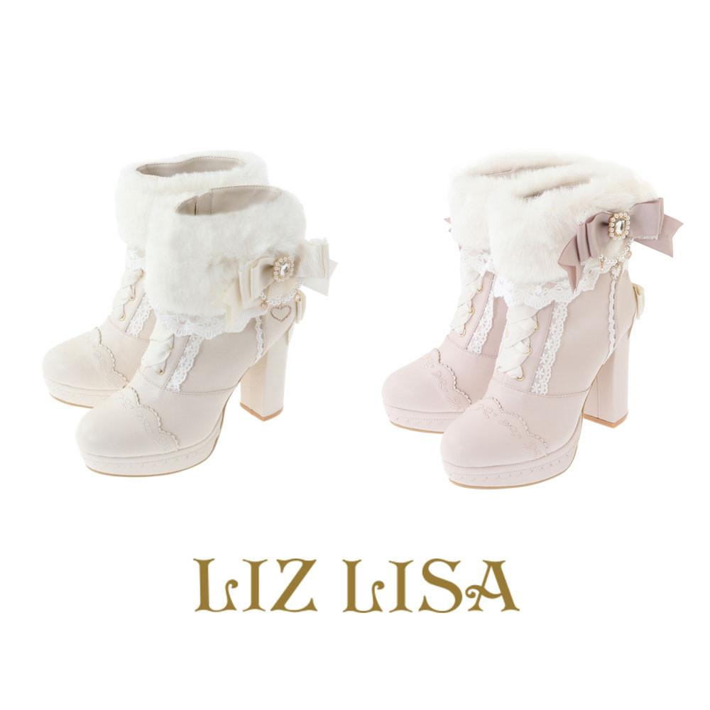 (LIZ LISA 리즈리사) (예약상품)매니 웨이 퍼 숏 부츠 2color