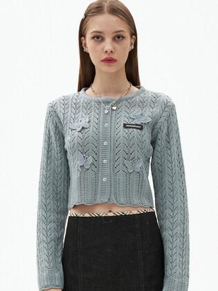 Butterfly patch knit_MT