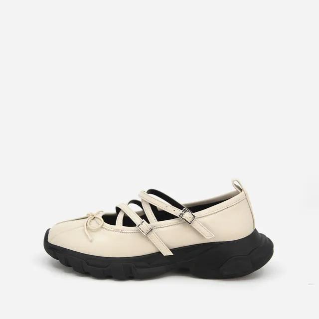 RIBBON STRAP UGLY SHOES