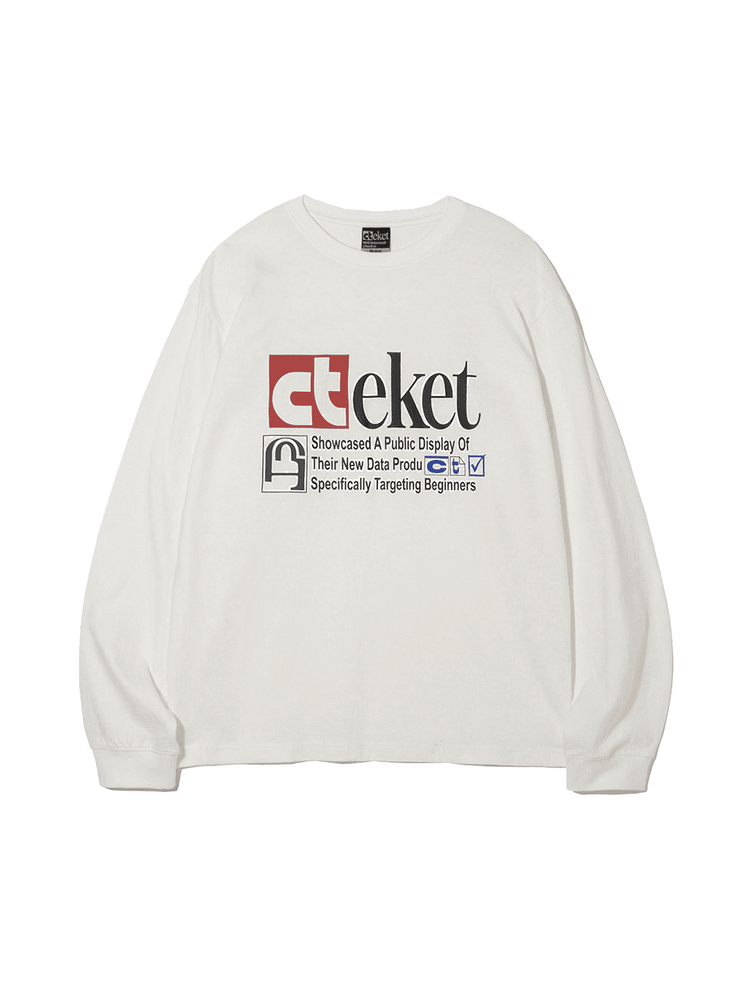 PLAN L/S TEE WHITE