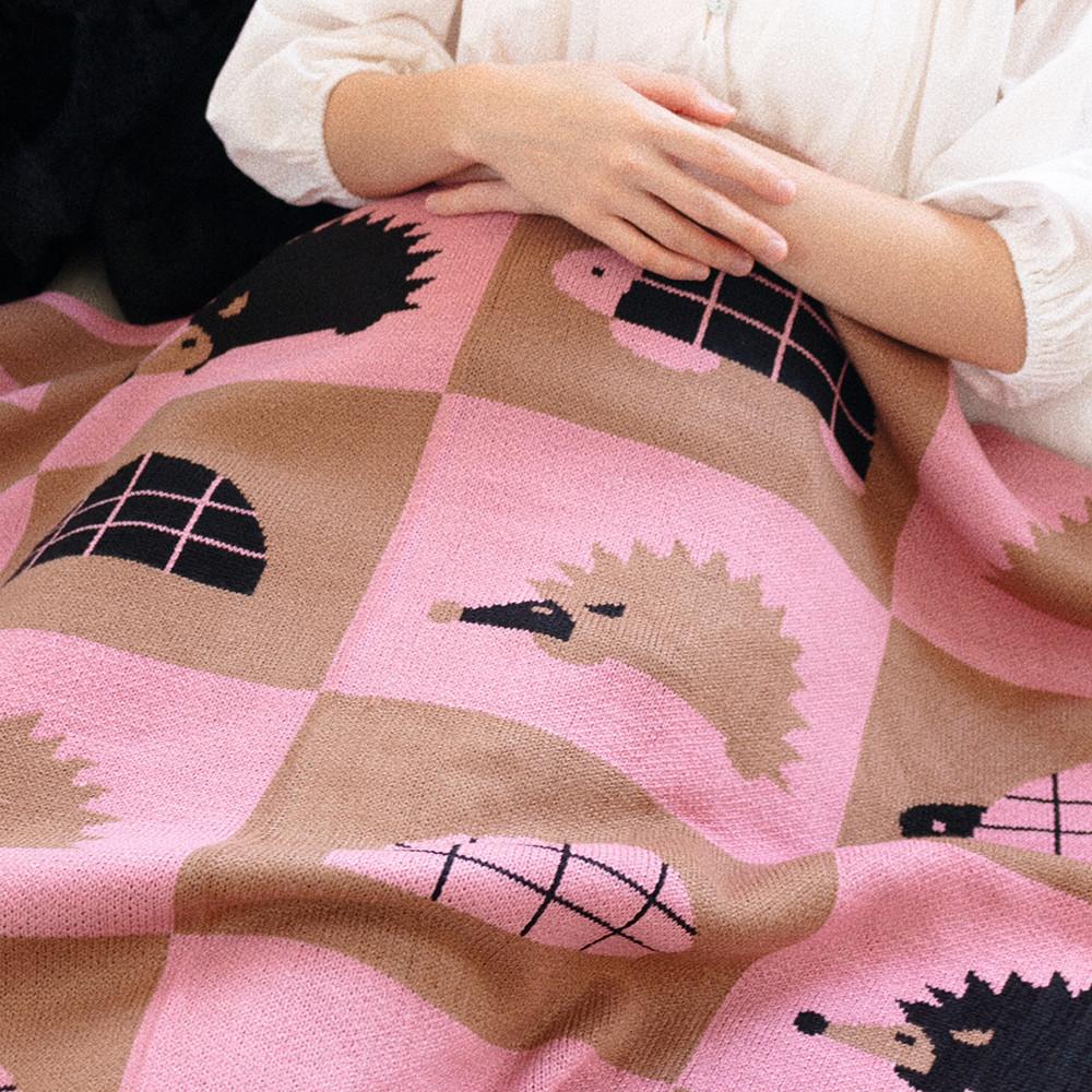 [츄지어바웃] 겨울잠 니트 블랭킷