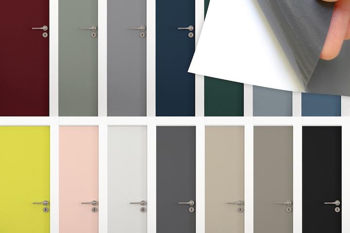 인테리어필름 현관문 방 문/문틀 리폼 고급 시트지 44colors