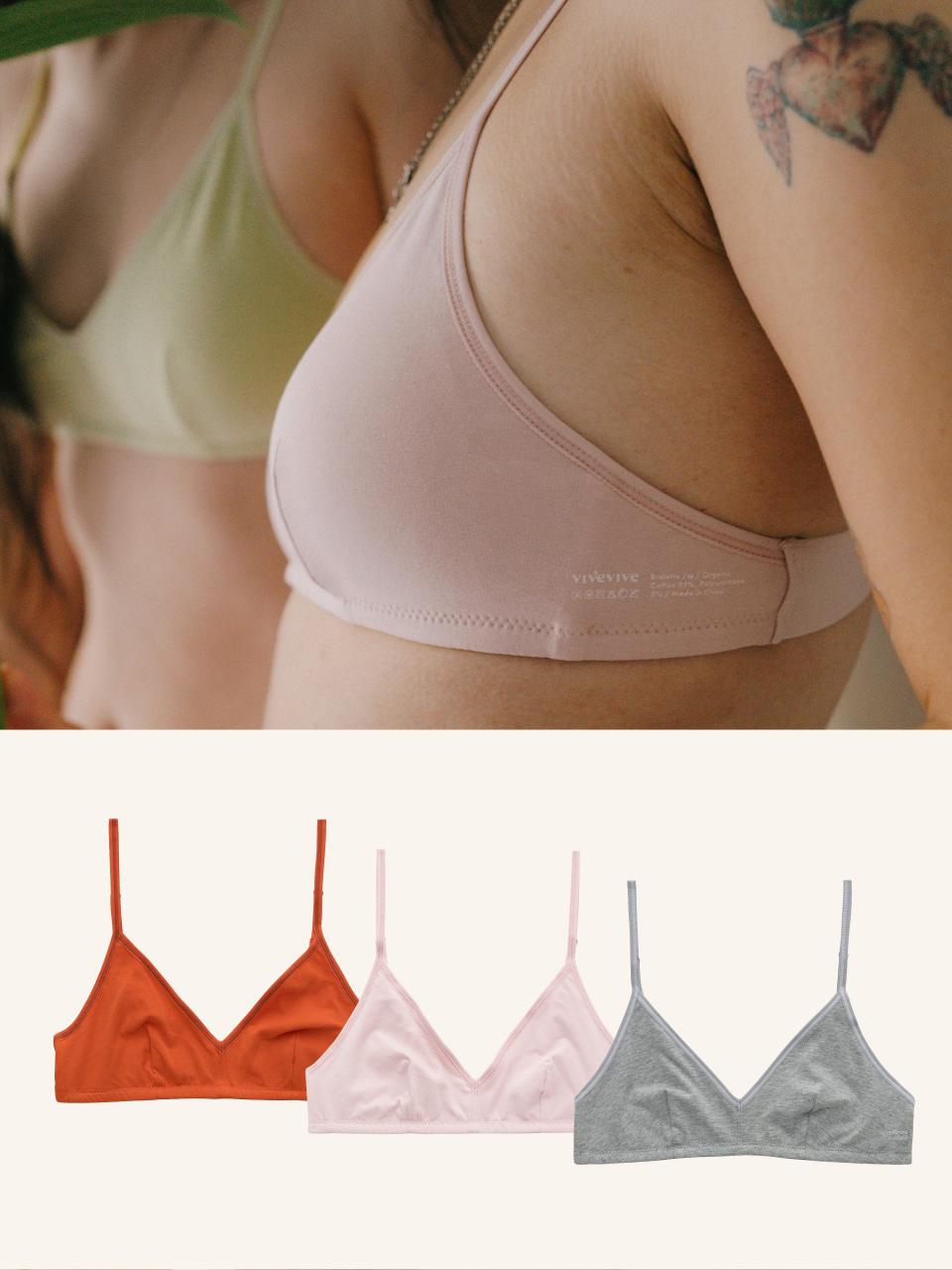 [내맘대로 컬러 구성] 오가닉 오! 브라렛 3PCS