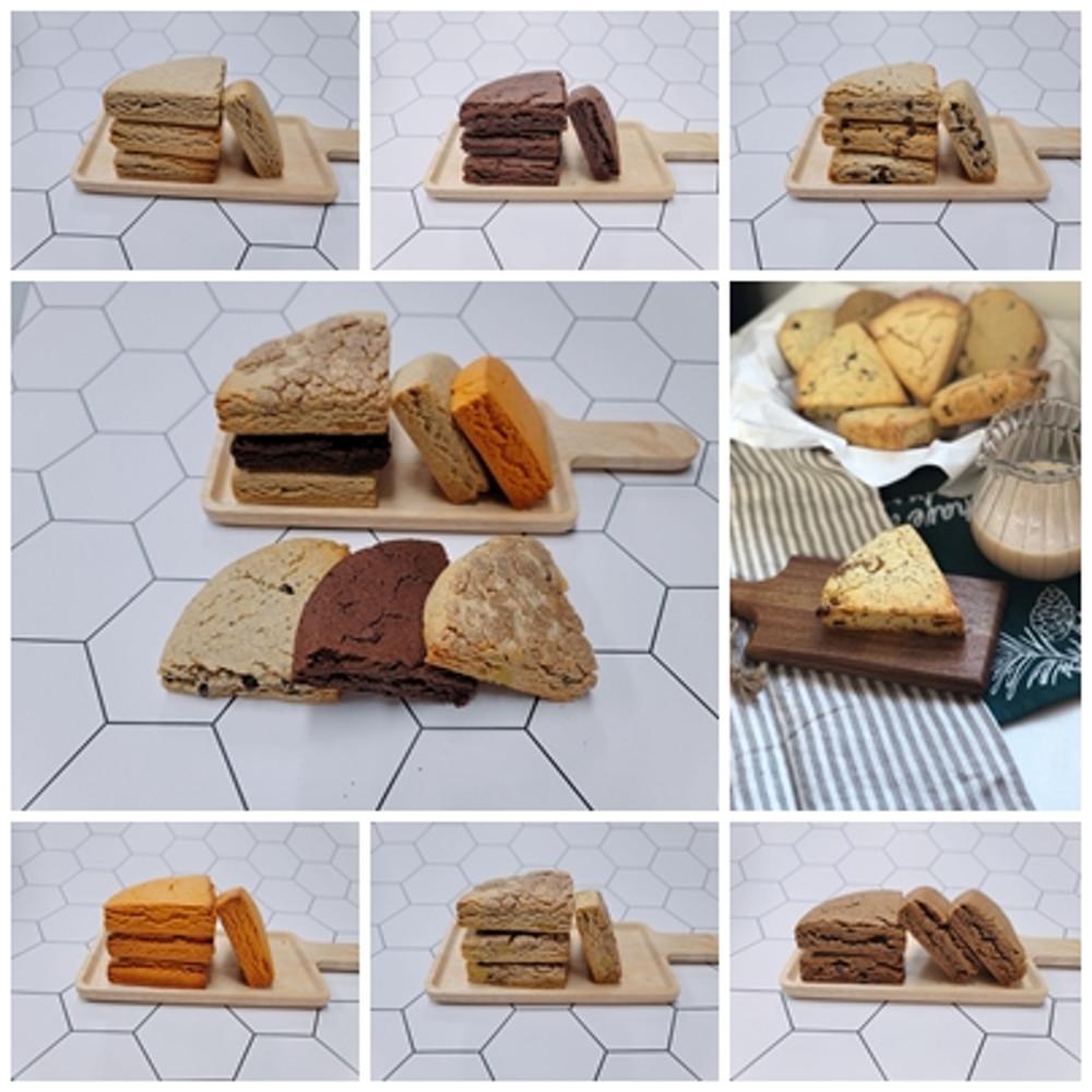 [소락(sorak)]-노오일 비건빵 보리빵 / 보리스콘