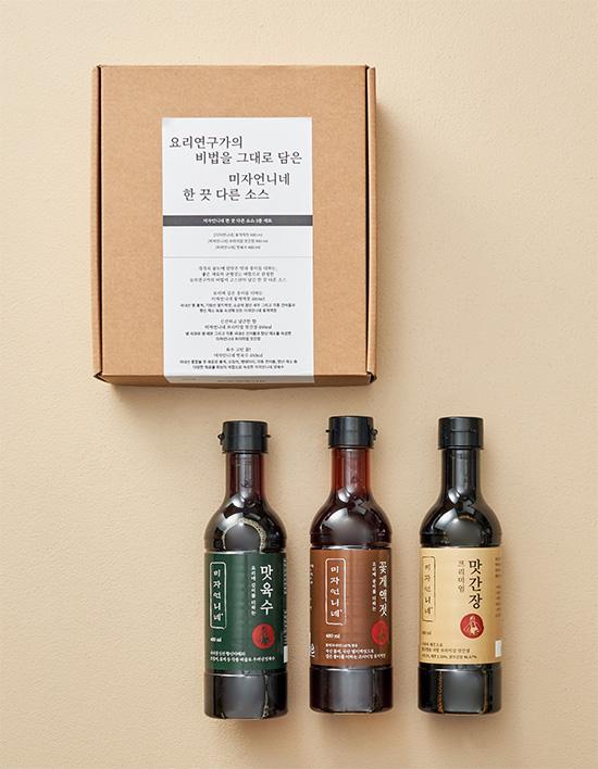 [선물세트] 미자언니네 프리미엄 소스 3종 세트