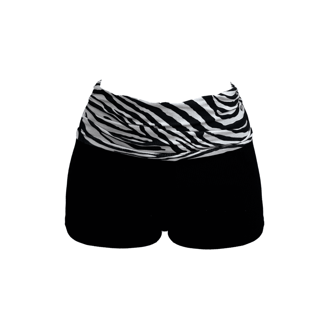 zebra wrap shorts pt (2 colors)