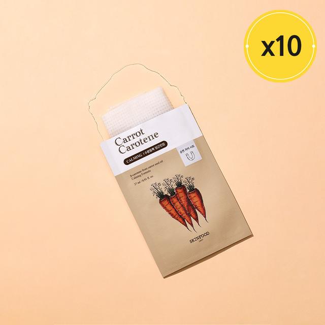 [스킨푸드][10매] 캐롯 카로틴 마스크팩 27ml
