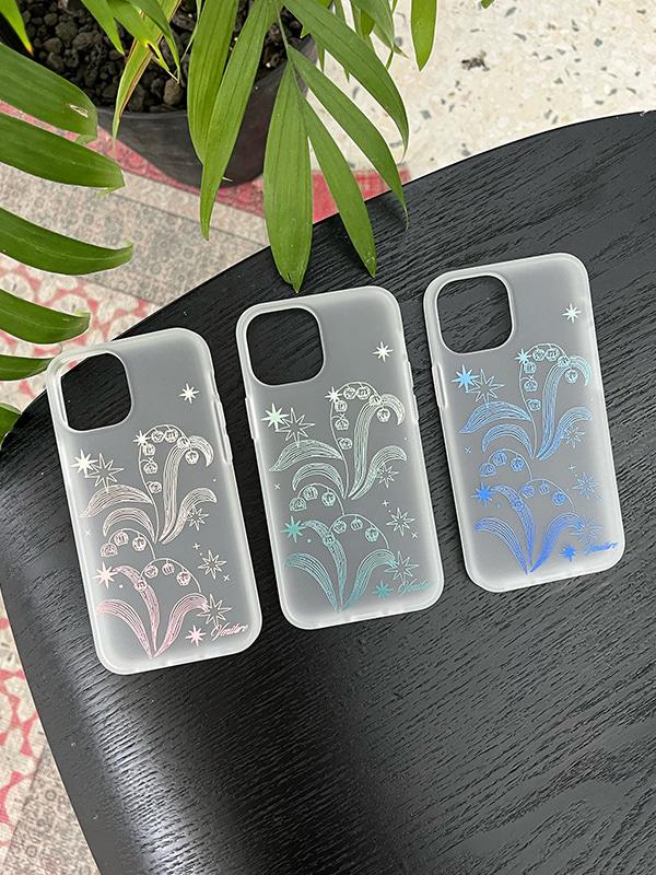 5월에는 행운의 은방울꽃을 선물해요 그라데이션 • 반투명 젤리 케이스 • 아이폰 13mini