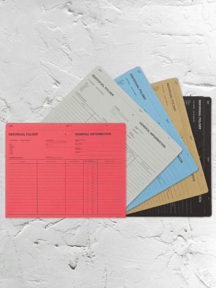 종이 문서 인덱스 서류파일 A4