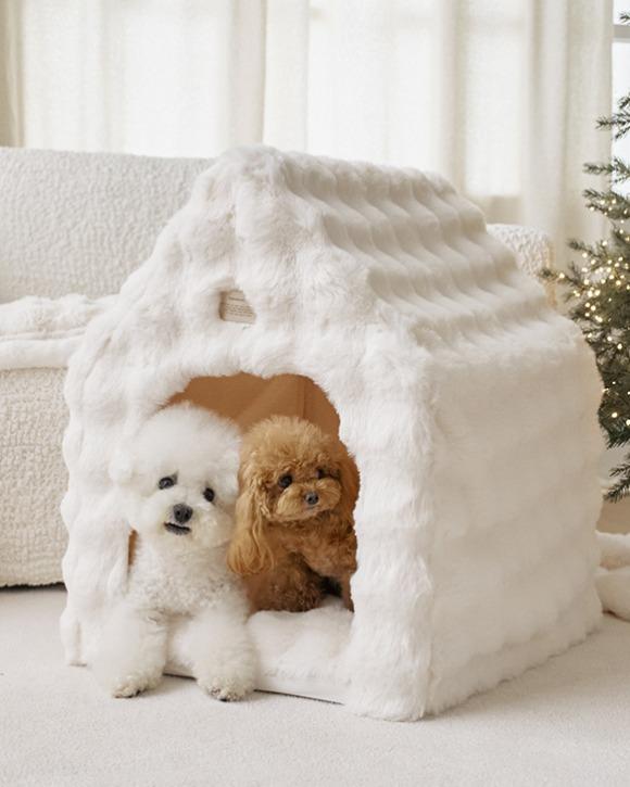 몽글몽글 밍크 라떼 펫하우스