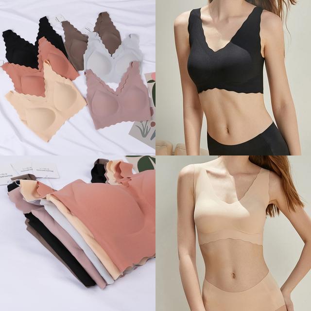 브라렛 노와이어 편한 심리스 브라탑 스포츠 빅사이즈 D컵