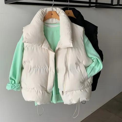 [❤️주문폭주❤️/1만장돌파!] 포근 루즈핏 하이넥 패딩 조끼 2color