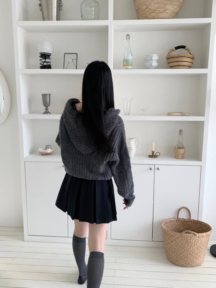 [차콜 s 바배] 레이지 울 스커트 (2 color)