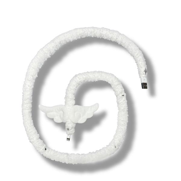 Fuzzy cable_Angel (White)