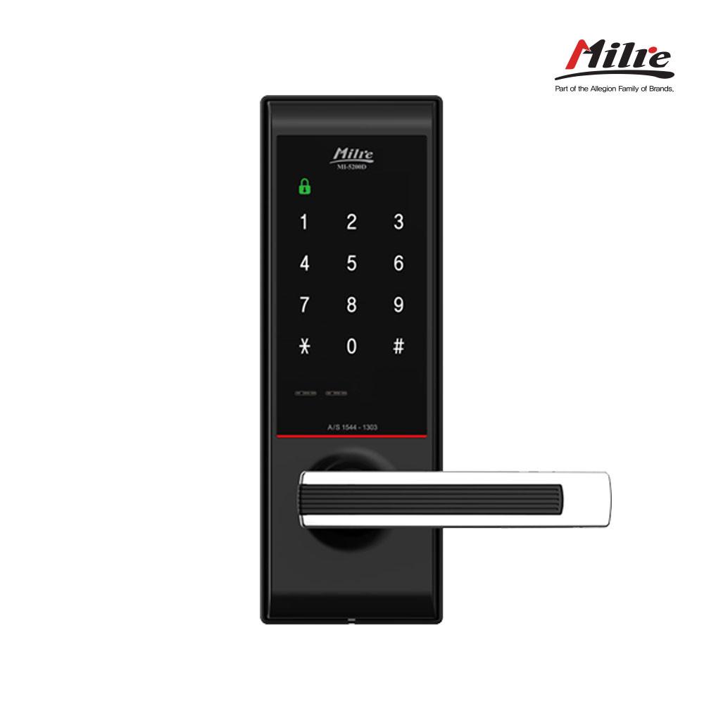밀레 무타공도어락 / 현관문도어락 디지털번호키 일체형 아파트 현관도어락
