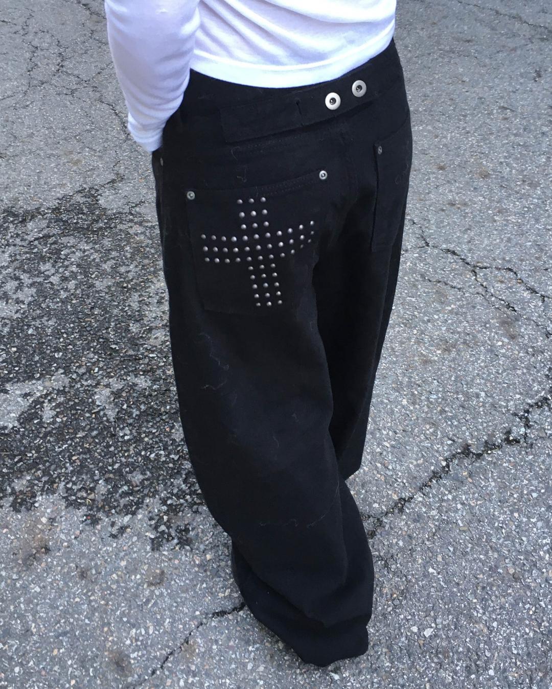 백스터드 와이드 팬츠 (기모)